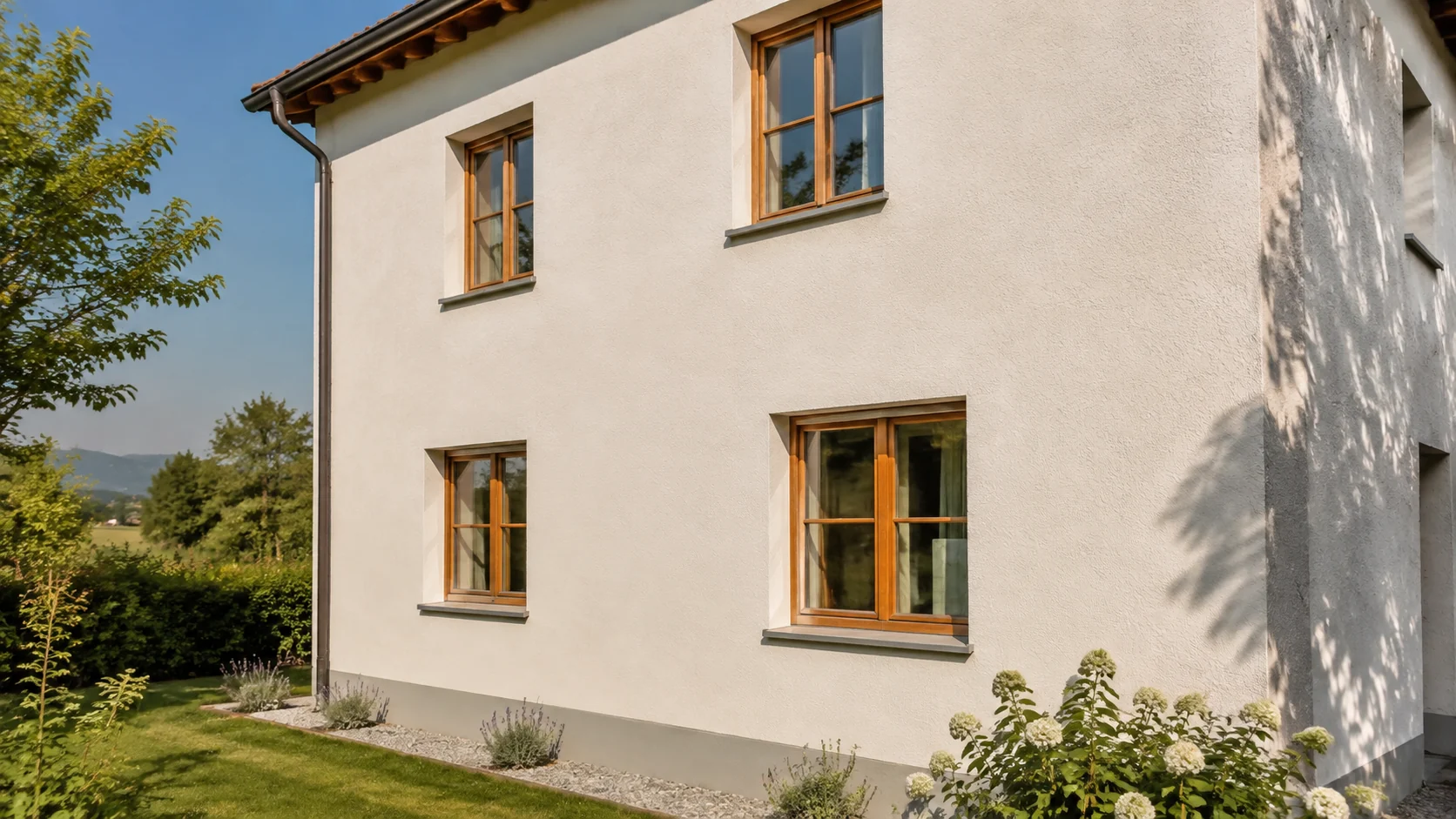 Helle Fassade — KI-Visualisierung